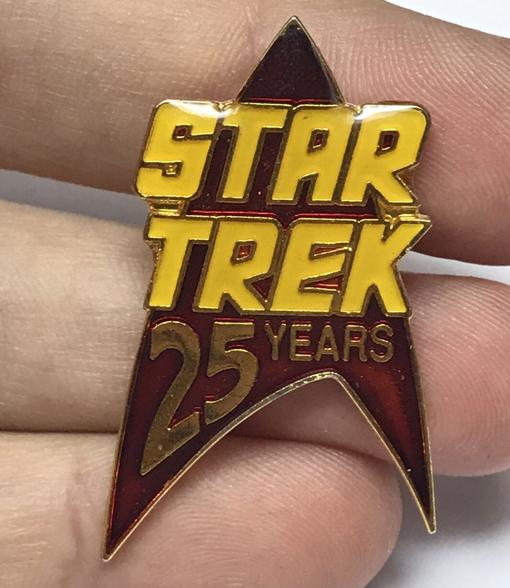Vintage 1991 Star Trek 25 Year Anniversary Vintage Enamel