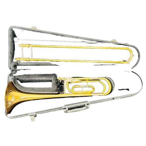 Yamaha YSL-8420S Tenor Bass Trombone Silver Plated w/ custom parts