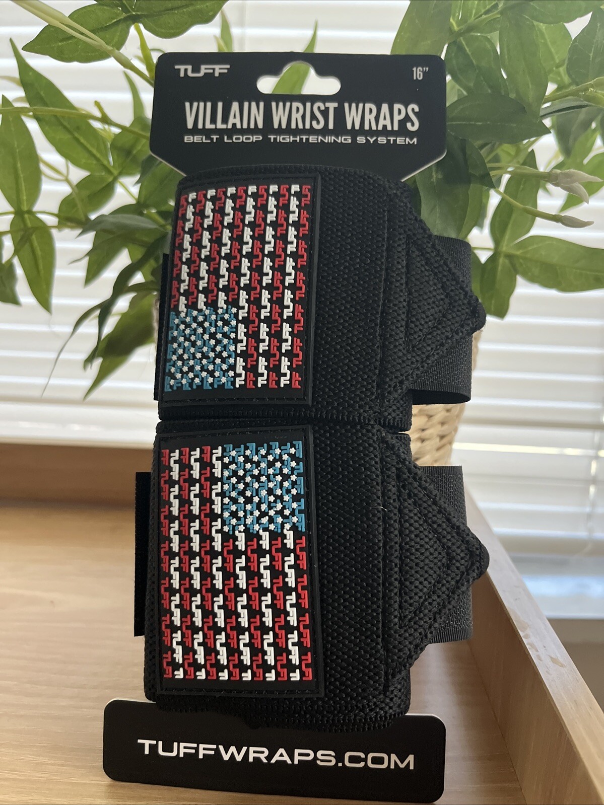 Tuff Wraps Villain Wrist Wraps - United We Stand 16” Weight Lifting Wrist Wraps
