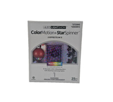 LightShow Projection Star Spinner Colorful LED Lights RGBW 2 Different Effects