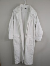 Polo Ralph Lauren Robe Adult Medium White Terry Cloth No Rope