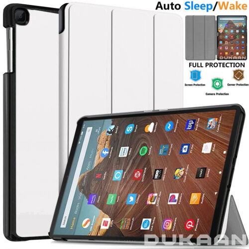 Leather Cover Magnetic Smart Tablet Case for AMAZON Kindle Fire HD 10, HD 8", 7" - Picture 20 of 21