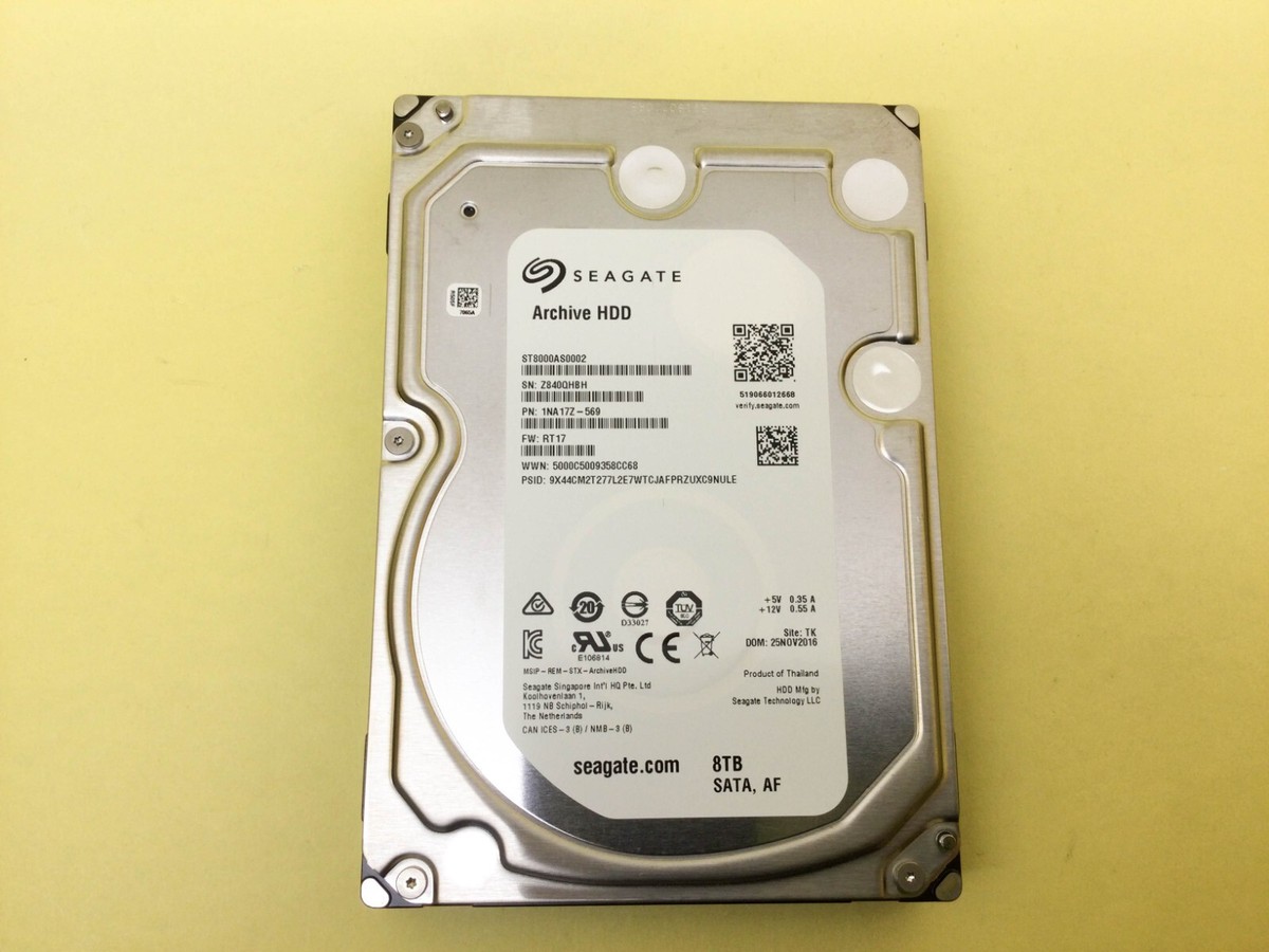 Seagate Archive HDD 8TB ST8000AS0002