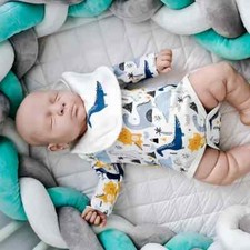 21in Unfinished Unpainted Doll Elliot Reborn Baby Doll Kit Parts with Cloth body