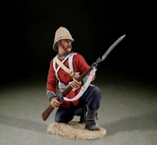 BRITAINS ANGLO ZULU WAR 20165 BRITISH 24TH FOOT KNEELING DEFENDING