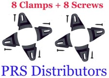 8 Pieces Subwoofer Speaker Grill Clamps woofer Mounting Clips with 8 Screws