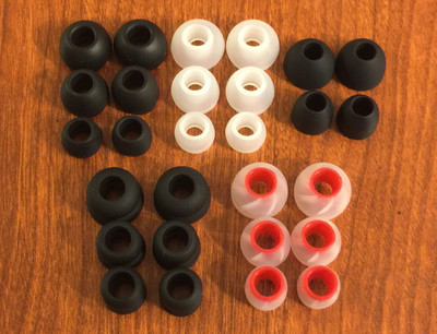 Silicone Ear Buds Tips For Skullcandy Ink'd 50/50 Smokin Buds Titan Merge