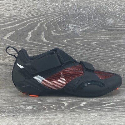 NEW Nike SuperRep Cycle Womens 6 Cycling Peloton Shoes Black Orange CJ0775-008