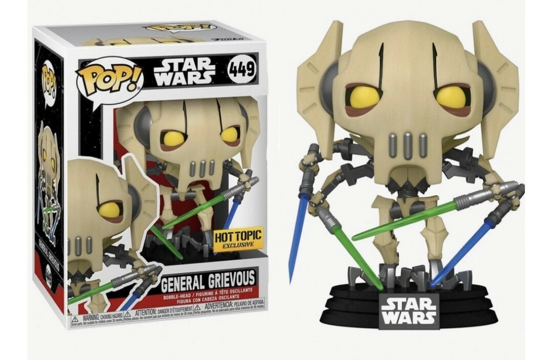General Grievous Hot Topic Exclusive Star Wars Funko Pop! Bobble