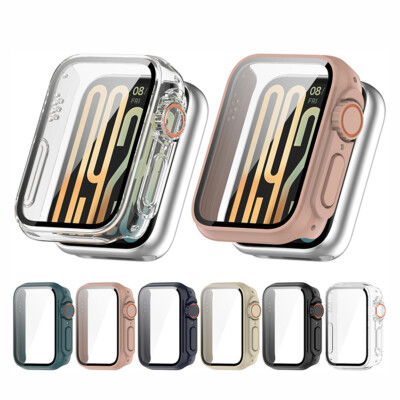 Smart Watch Protective Case Tempered Glass Screen Bumper Cover for MI Band9 pro