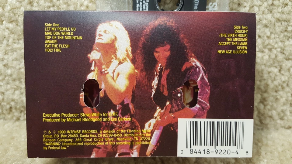 Bloodgood Live Volume 2 Two Shakin The World Cassette Tape Intense Records 1990 - Image 3 of 4