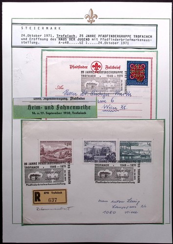 WORLD: 1970s Selection of Scout Association Themed Items - 8 Album Pages - 第 9/9 張圖片
