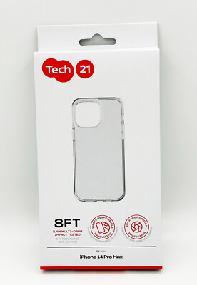 Tech21 iPhone 14 Pro Max Evo Lite stoßgeprüfte Handyhülle - transparent