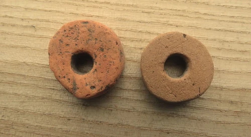Perfect Viking 2 Spindles Whorls 8-10 AD Kievan Rus