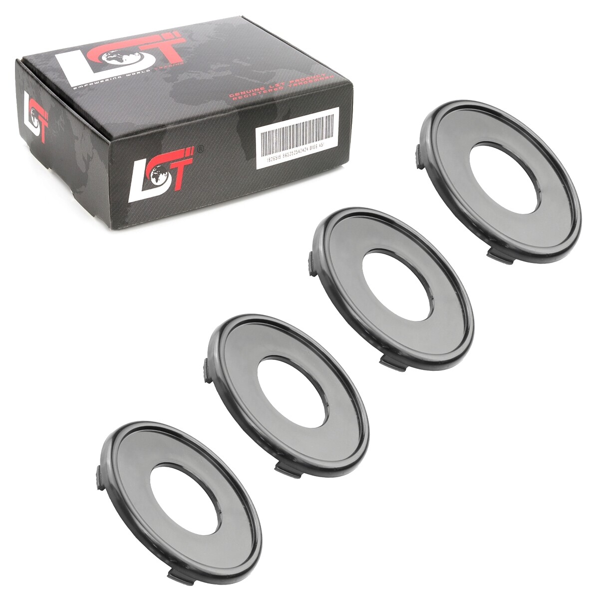 4x Cap Wheel Hub Cover Trim Wheel Cover Black ø 70mm for AUDI TT 8J 8N FV