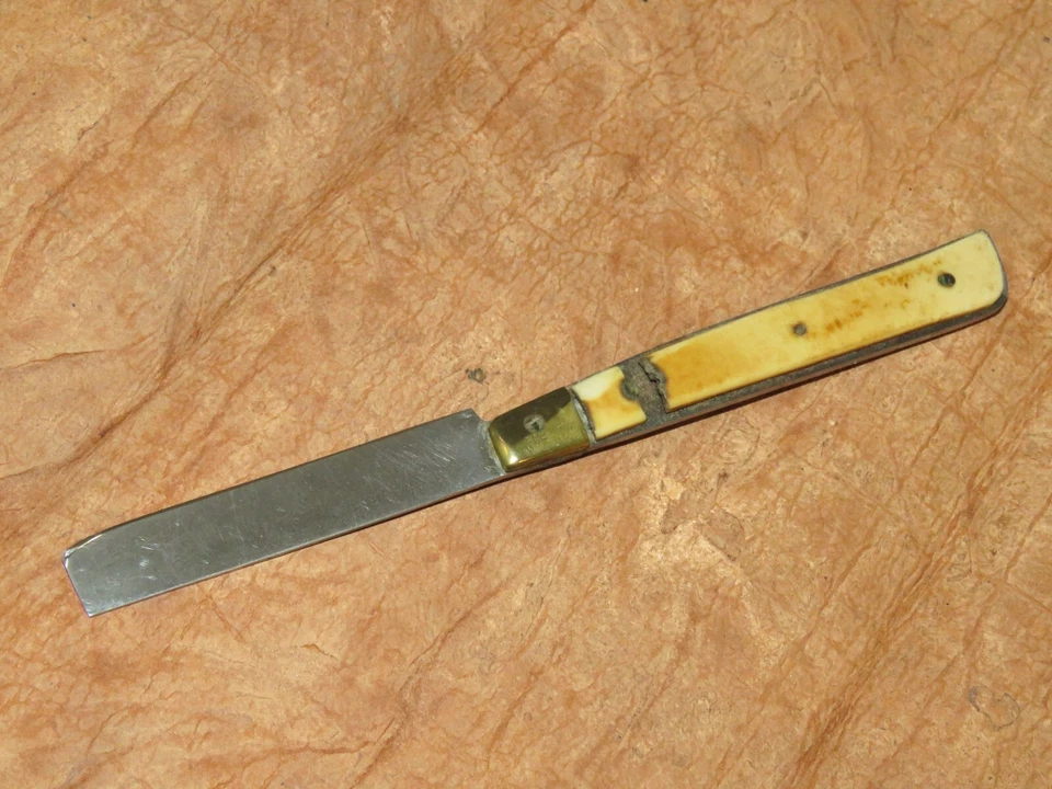 CUCHILLO DE MATANZA KOSHER SHECHITA JUDÍO ANTIGUO SIGLO XIX (Matanza de animales). Foto 4 de 4