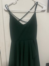 WINDSOR- ABOVE THE KNEE DRESS, FOREST GREEN, SIZE SMALL, ONLY WORN ONCE