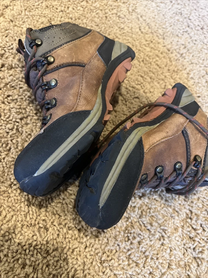 Botín de senderismo para mujer Khombu negro marrón talla 4 Foto 3 de 4