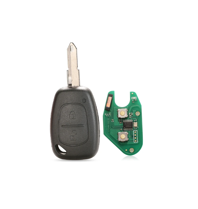 Coque PLIP Clé Compatible Renault Trafic Kangoo Mascott +Lame Sans Trou
