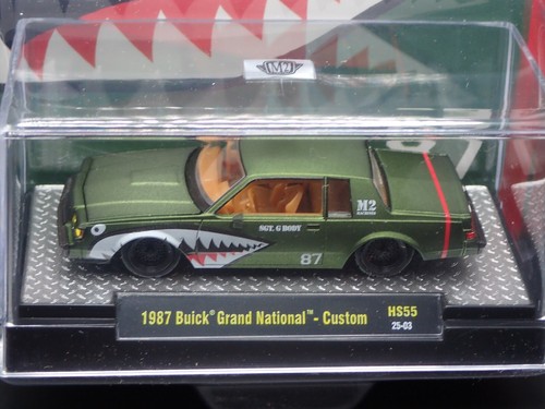 2025 M2 MACHINES 1987 BUICK GRAND NATIONAL CUSTOM SGT. G BODY HS55 25-03 1:64 - Picture 3 of 7