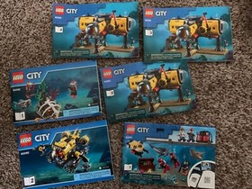LEGO City 60265 Ocean Exploration Base + Submarine 60092, incomplete