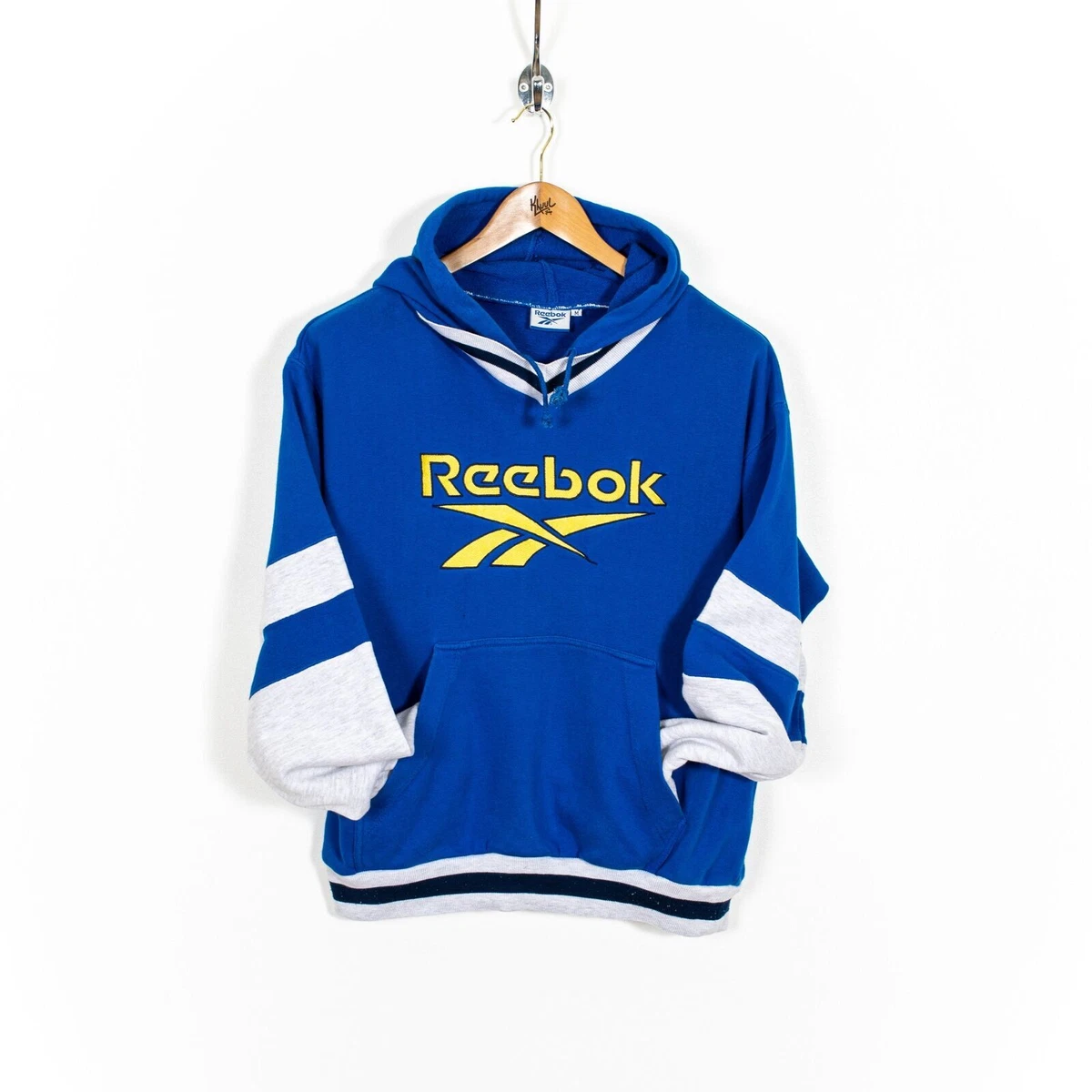 Reebok hoodie mens yellow outlet