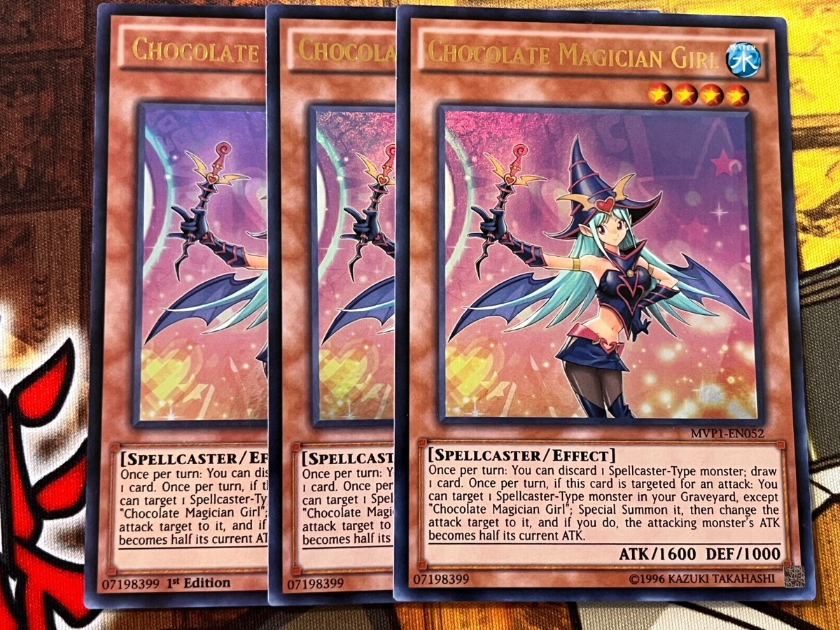 YUGIOH DARK MAGICIAN GIRL SET ULTRA RARE- MVP1- CHOCOLATE- BERRY