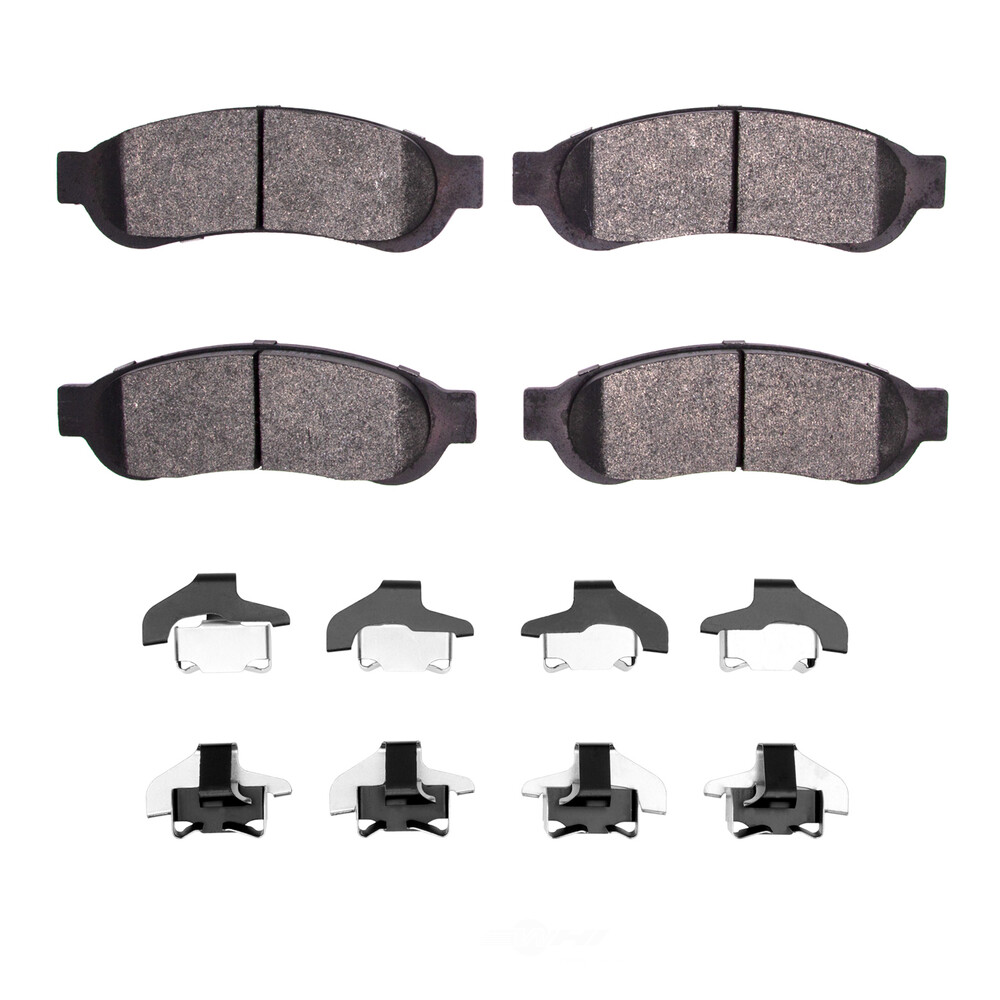 R1 Concepts Bremsbeläge Halbmetallisch (vorne/hinten) – Serie 2311-1565-00, Kupferfrei, Asbestfrei