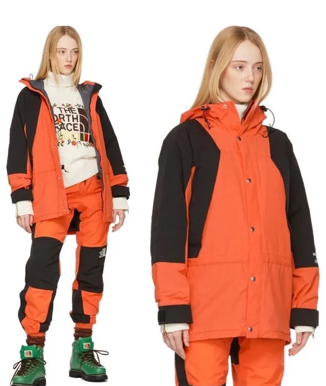 AUTH. GUCCI X The North Face WINDBREAKER RED BLACK LOGO AUTH. GUCCI X The North Face WINDBREAKER RED BLACK LOGO