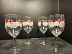 Santa Claus Wine Glass Set Eat Drink & Be Merry Set of 4 — photo 3