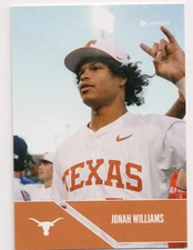 2025 Onit Athlete Texas Longhorns Baseball Singles Complete your Set