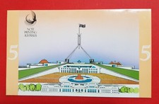 1991/92 AUSTRALIAN LAST PAERE &  FIRST POLYMER $5 NOTES AA 14 004195  QNL 462530