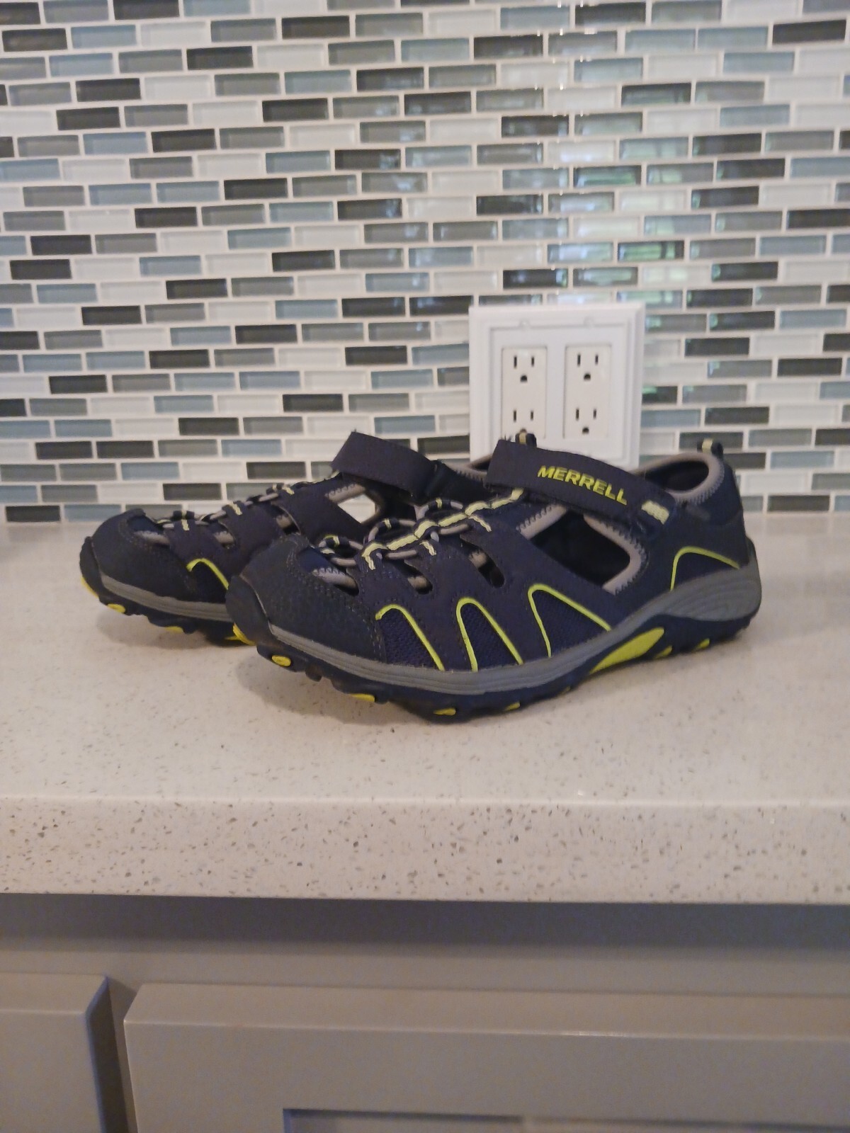 Merrell Sandalo Ragazzo Hydro H2O Escursionista Blu Noen Taglia 6M