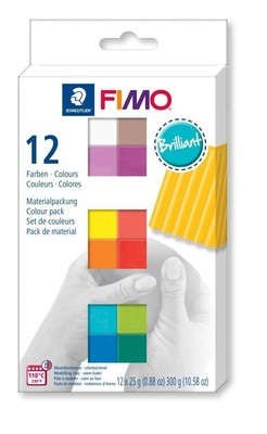 FIMO weiche Farben Basic 12x25g Set Staedtler