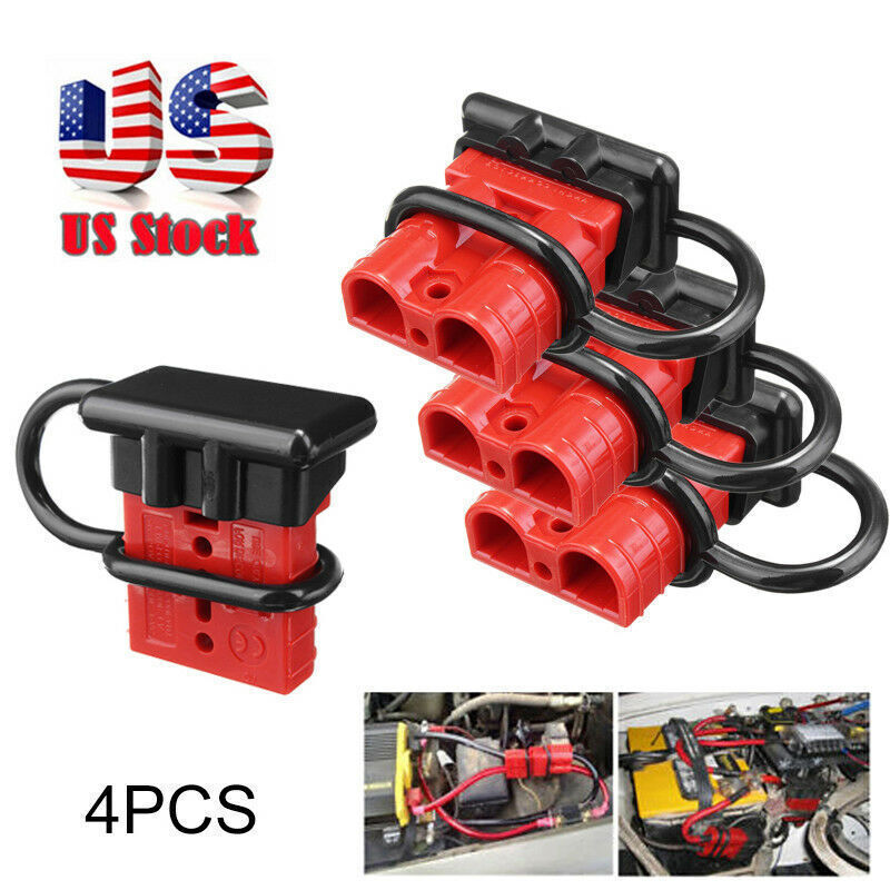 4x 12V Auto Car Battery Quick Connect Disconnect 6awg Plug Winch
