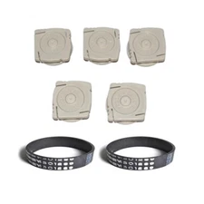 Fits For Kirby 156493 G Series Large Brushroll End Caps 5 PK W/ 301289 Free 2 Be