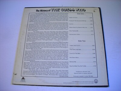 The Guess Who – / ゲス フー　 2 x LP,　1972年 The Guess Who – / ゲス フー 2 x LP, 1972年（GUESS WHO / ゲス