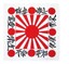 JAPAN JAPANESE Battle Rising Sun Flag BANDANA HEAD WRAP Face Mask Neck ...