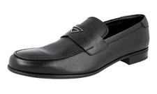 PRADA Saffiano Penny Loafer Triangle Dress Shoes - 2DB146 NEW