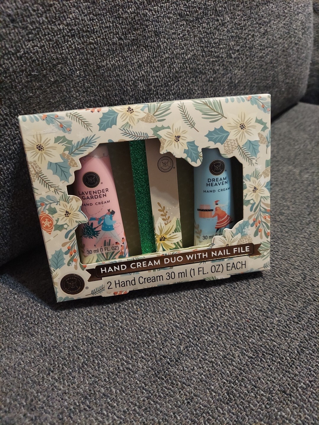 Duo With Nail File 2 Hand Cream 30 Ml Each Gift Set Vegan Friendly
