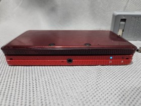 Nintendo 3DS Red Handheld Console System w/ Charger Tested & Working