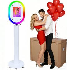 iPad Photo Booth Kiosk Selfie Station iPad Photobooth W/Remote Control for Party