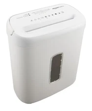 Amazon Basics 8-Sheet Cross Cut Paper Shredder and Credit Card Shredder - White