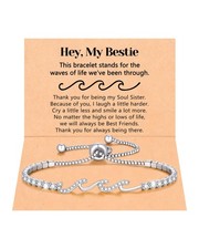 Best Friend Bracelet Gifts for Women Bestie Friendship Birthday Christmas Galent