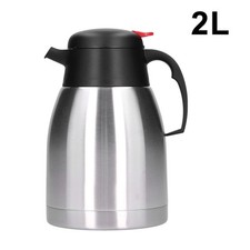 Image of 1.5L 2L Stainless Steel Thermos Flask Insulated Vacuum Jug Hot Cold Travel Pot