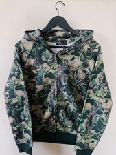 Bape A Bathing Ape Realtree Village Camo Full zip Hoodie Green / Kaki