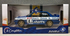 SOLIDO 1991 BMW E30 M3 BTCC #4 TIM HARVEY 1/18 DIECAST MODEL CAR BLUE S1801512