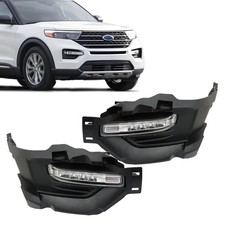 For 2020-2024 Ford Explorer Bumper Fog Light Led Drl Lampscover Rightleft Side For 2020-2024 Ford Explorer Bumper Fog Light Led Drl Lampscover Rightleft Side