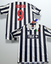 Juventus 1998 Home Champions League Nuovo con etichette #9 Edizione Giocatore Inzaghi di Kappa Ori