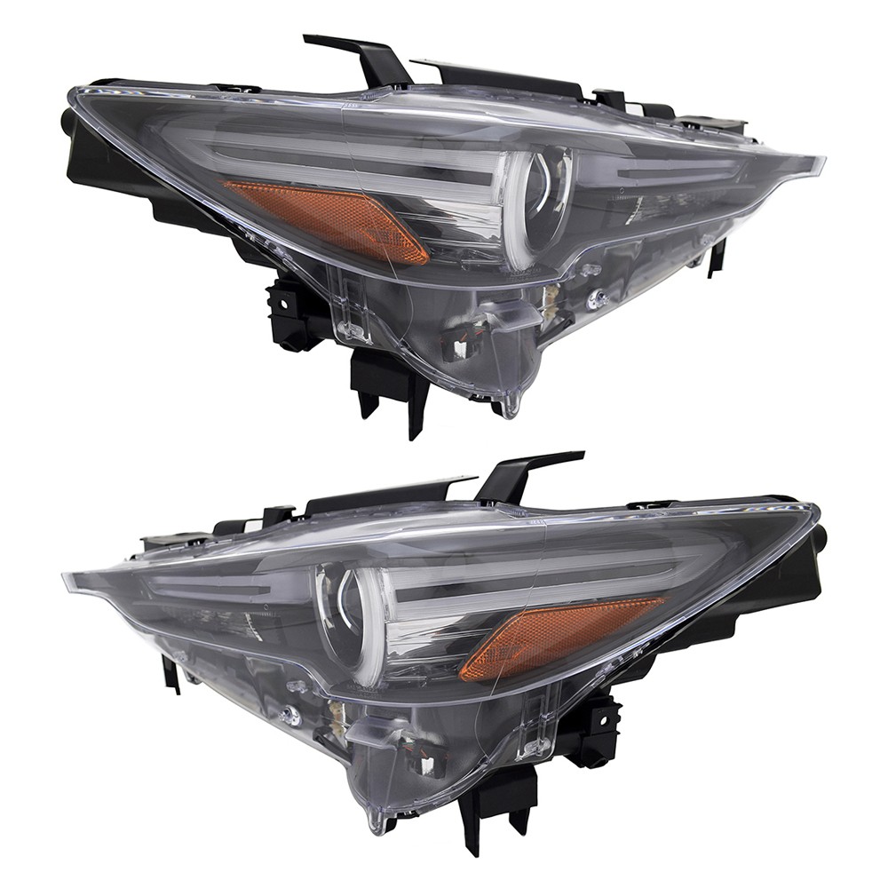 PAIR OF HEADLIGHTS FITS MAZDA CX-5 SIGNATURE 2020 2021 BY PART